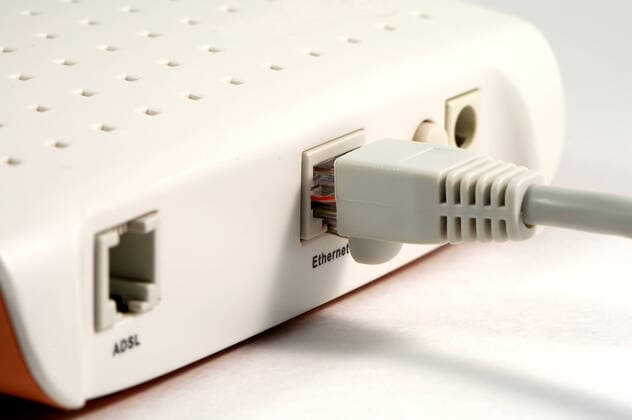 Rear part of modem Detail of rear part of cable modem  Copyright: xtitox 921837