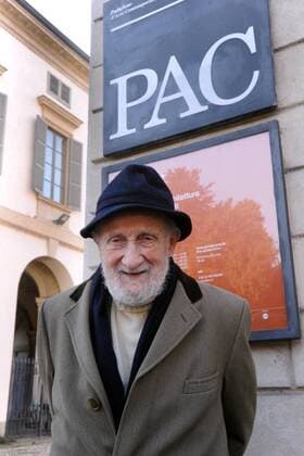 Conference for the opening of the exhibition on Vittorio Gregotti at the PAC, Vittorio Gregotti in front of the PAC (Maurizio Maule Fotogramma, Milan - 2017-12-19) ps the photo can be used in respect of the context in which it was taken, and without defamatory intent of the dignity of the people represented (Maurizio Maule Fotogramma, Archive Photos - 2020-03-15) p.s. la foto e utilizzabile nel rispetto del contesto in cui e stata scattata, e senza intento diffamatorio del decoro delle persone rappresentate  Copyright: xMaurizioxMaulex xFOTOGRAMMAx