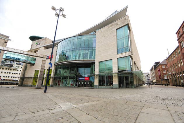 Empty city centres due to the corona pandemic 15 03 2020, symbol photo feature, empty city centre and deserted pedestrian zone, closed restaurants and bars, as well as shopping centre and playgrounds in Dortmund NRW Dortmund Germany xRHR FOTO DEx RHR-FOTO DE