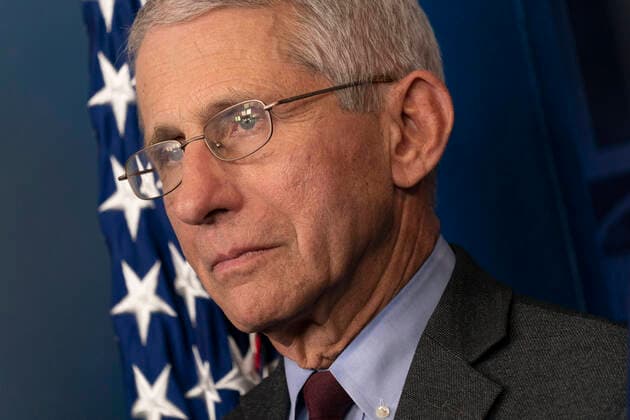 National Institute of Allergy and Infectious Diseases(NIAID) Director Dr. Anthony Fauci listens during a news briefing on coronavirus at the White House in Washington, DC on Sunday, March 15, 2020. Copyright: xChrisxKleponisx