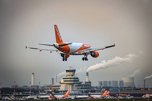 Berlin Reinickendorf OT Tegel, Airport Berlin Tegel TXL, Airplane EasyJet Berlin