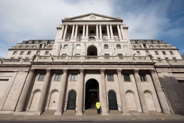 (200318) -- LONDON, March 18, 2020 -- Photo taken on March 17, 2020 shows the Bank of England in London, Britain. As many as 1,950 people have tested positive for COVID-19 in Britain as of Tuesday morning, according to the latest figure from the Department of Health and Social Care. Following intensive review, the British government has stepped up measures to fight COVID-19. British Prime Minister Boris Johnson called on people to stop non-essential contact with others and to stop all unnecessary travel. (Photo by Ray Tang Xinhua) BRITAIN-LONDON-COVID-19-CITY HanxYan 