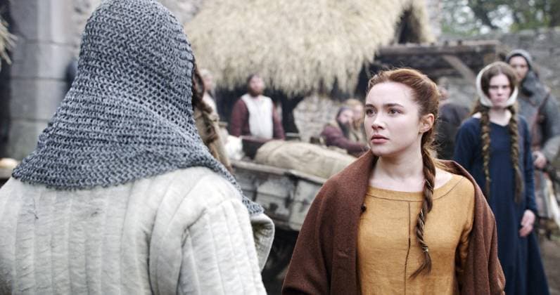 OUTLAW KING, Florence Pugh, 2018. Netflix courtesy Everett Collection !ACHTUNG AUFNAHMEDATUM GESCHÃ„TZT! PUBLICATIONXNOTxINxCANxCHNxFRAxITAxJPNxNORxPOLxRUSxESPxUKxUSA Copyright: xNetflix CourtesyxEverettxCollectionx MCDOUKI EC033