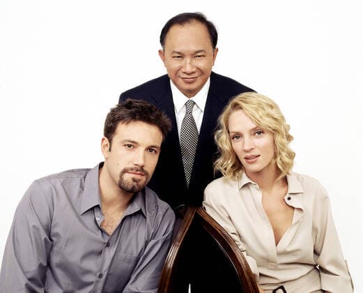 PAYCHECK, Ben Affleck, Director John Woo, Uma Thurman, 2003, (c) Paramount courtesy Everett Collection Paramount Courtesy Everett Collection !ACHTUNG AUFNAHMEDATUM GESCHÃ„TZT! PUBLICATIONXNOTxINxCANxCHNxFRAxITAxJPNxNORxPOLxRUSxESPxUKxUSA Copyright: xParamount CourtesyxEverettxCollectionx MCDPAYC EC030