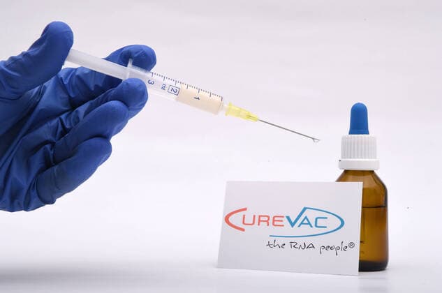 Tuebingen 18 03 2020 Symbol picture The Tuebingen-based biopharmaceutical company CureVac is conducting high-pressure research on a corona vaccine Picture for editorial use only ULMER