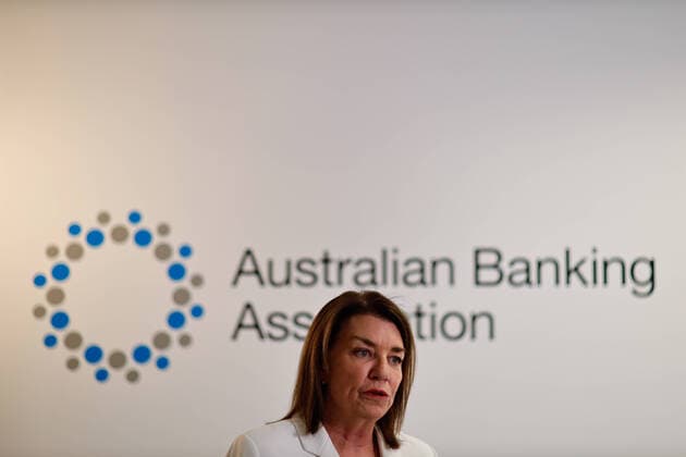 ANNA BLIGH ABA PRESSER, ABA CEO Anna Bligh speaks to the media during a press conference in Sydney, Friday, March 20, 2020. ( NO ARCHIVING, EDITORIAL USE ONLY, NO USE IN BOOKS WITHOUT CONSENT SYDNEY NSW AUSTRALIA  Copyright: xPAULxBRAVENx 20200320001458266079