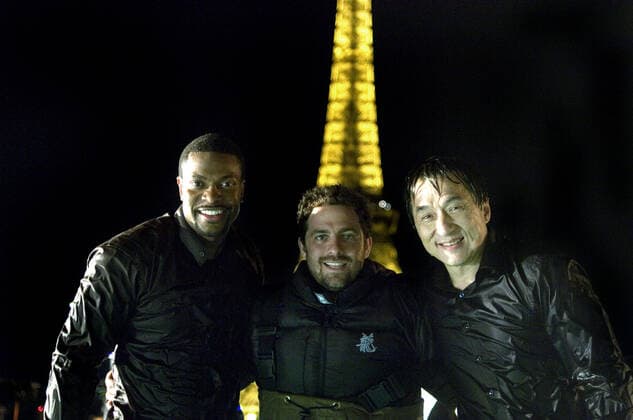 RUSH HOUR 3, Chris Tucker, director Brett Ratner, Jackie Chan, on set, 2007. (c)New Line Cinema courtesy Everett Collection New Line Cinema Courtesy Everett Collection !ACHTUNG AUFNAHMEDATUM GESCHÃ„TZT! PUBLICATIONXNOTxINxCANxCHNxFRAxITAxJPNxNORxPOLxRUSxESPxUKxUSA Copyright: xNewxLinexCinema CourtesyxEverettxCollectionx MCDRUHO EC037