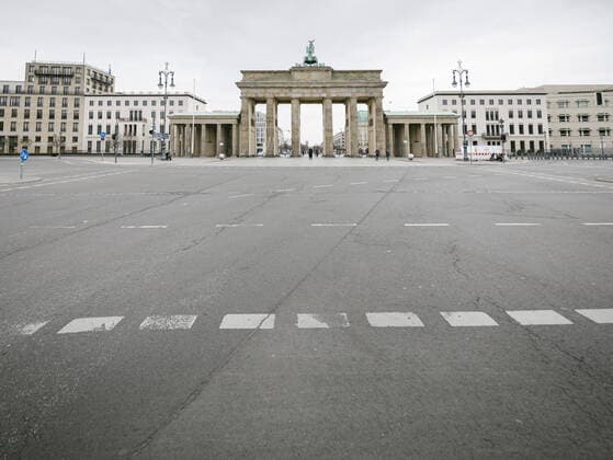 The Brandenburg Gate Menschenleer in Berlin 20 03 2020 Berlin Germany Copyright: xFelixxZahn photothek.netx