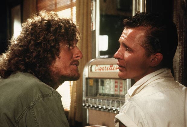 WHEN YOU COMIN BACK, RED RYDER?, Marjoe Gortner, Peter Firth, 1979, (c) Columbia courtesy Everett Collection Columbia Pictures Courtesy Everett Collection !ACHTUNG AUFNAHMEDATUM GESCHÃ„TZT! PUBLICATIONXNOTxINxCANxCHNxFRAxITAxJPNxNORxPOLxRUSxESPxUKxUSA Copyright: xColumbiaxPictures CourtesyxEverettxCollectionx MCDWHYO EC003