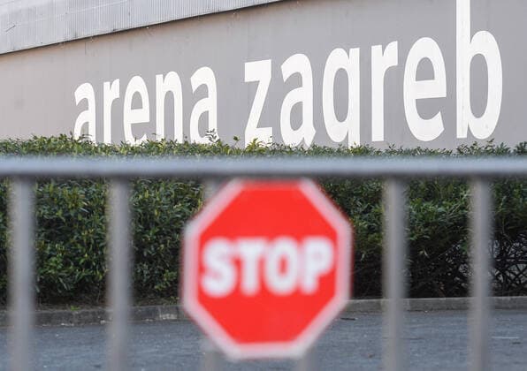 Improvised hospital for patients - Zagreb, Croatia 20.03.2020., Zagreb, Croatia - The National Civil Protection Headquarters is installing beds for patients with the coronavirus in the Arena Center. MarkoxPrpic PIXSELL