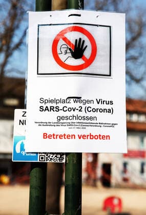 Playground closed due to virus SARS Cov 2 Corona closed Playground in the city centre of Nürtingen No entering the playground Playground closed due to virus SARS Cov 2 Corona closed Playground in the city centre of Nürtingen No entering the playground