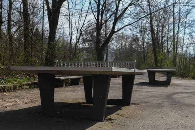 Playground closed, A deserted playground in Aalen is closed To contain the Corona Pandemic, all playgrounds in Baden Württemberg have been closed Aalen Baden Württemberg Germany Aalen Copyright: x xonw-images.de JasonxTschepljakowx