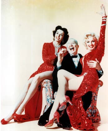 GENTLEMEN PREFER BLONDES, Jane Russell, Charles Coburn, Marilyn Monroe, 1953, TM and Copyright (c) 20th Century-Fox Film Corp. All Rights Reserved 20thCentFox Courtesy Everett Collection !ACHTUNG AUFNAHMEDATUM GESCHÃ„TZT! PUBLICATIONXNOTxINxCANxCHNxFRAxITAxJPNxNORxPOLxRUSxESPxUKxUSA Copyright: x20thCentFox CourtesyxEverettxCollectionx MMDGEPR FE001