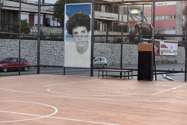 Closed playgrounds in Croatia 21.03.2020., Sibenik, Croatia - All playgrounds and outdoor sports are closed due to the coronavirus pandemic. HrvojexJelavic PIXSELL