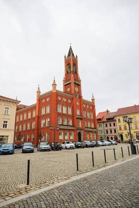 City Hall Kamenz The City Hall on the market place in the Saxon town of Kamenz Due to the coronavirus, a curfew in Kamenz and the whole of Saxony is possible from 23 03 2020 Kamenz Sachsen Germany Daniel Schäfer