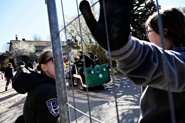 Christiania closes, Saturday March 21, 2020 Too many guests in recent days have allowed the refuge Christiania to close visitors from Saturday at 12 oclock for the danger of infection with coronavirus, Copenhagen Denmark,  Copyright: PhilipxDavali PhilipxDavalix spdk20200321-135154-L