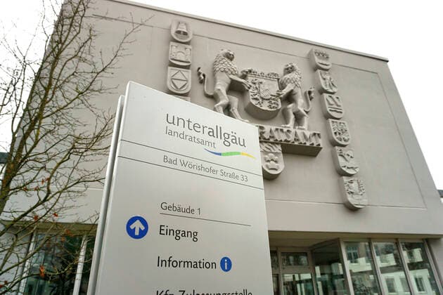 21 03 2020, The District Office of Unterallgäu in Mindelheim 21 03 2020, District Office of Mindelheim 21 03 2020, District Office of Mindelheim