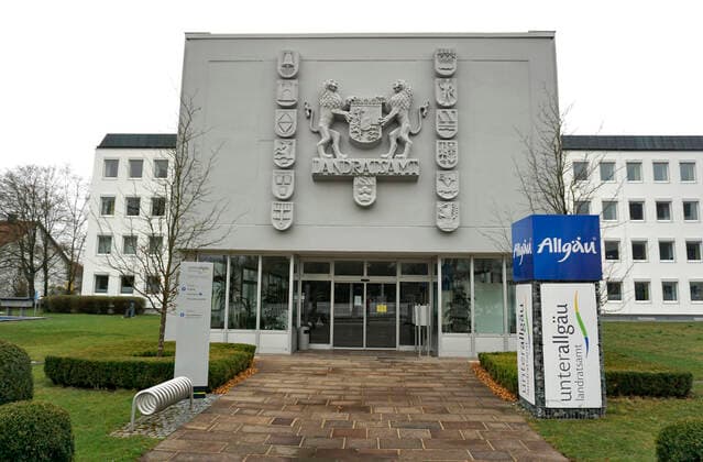 21 03 2020, The District Office of Unterallgäu in Mindelheim 21 03 2020, District Office of Mindelheim 21 03 2020, District Office of Mindelheim