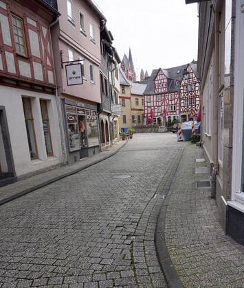 Limburg City wg Cornoa empty 21 03 2020, , Limburg, , in the picture 12 noon, the old town, one of the most visited tourist places in Limburg, nobody to see nordphotoxHasan Bratic nph00250