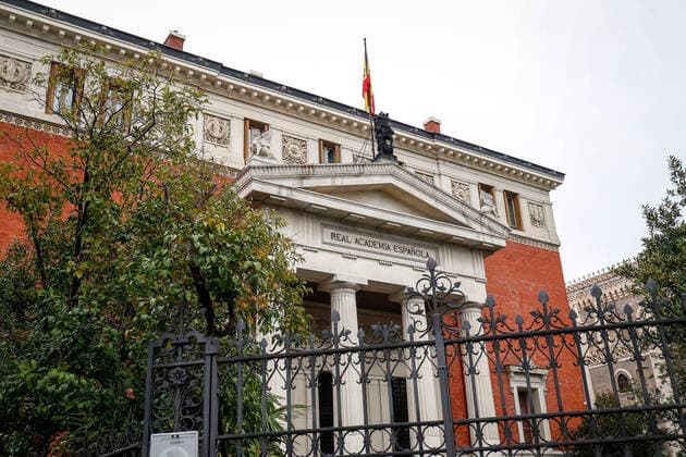 March 21, 2020, Madrid, MADRID, SPAIN: Illustration, general view of the Ã¢â‚¬oeReal Academia EspanolaÃ¢â‚¬Â during the sixth day after the Government declared the state of alarm in Spain and recommended people to stay at home to fight coronavirus COVID-19 on March 21, 2020 in Madrid, Spain Madrid SPAIN - ZUMAa181 20200321_zaa_a181_001 Copyright: xOscarxJ.xBarrosox