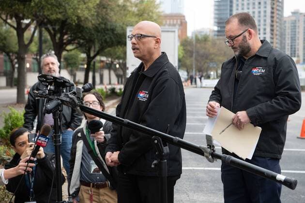 March 21, 2020, Dallas, Texas: ROCKY TAZ, the Office of Emergency Management director for the City of Dallas, speaks to the media at the first of two Dallas-County sponsored COVID19 testing centers opening this weekend..The testing centers will have enough kits to test nearly 5,000 persons per week. The federal government has promised to deliver testing kits at least once per week...People seeking tests do not have to be Dallas County residents. However, in order to be tested, individuals must have a fever of 99.6 degrees or above and be either 65 or older, a first responder, a health care worker or a Dallas Area Rapid Transit bus driver. Dallas - ZUMAa183 20200321_znp_a183_005 Copyright: xAvixAdelmanx