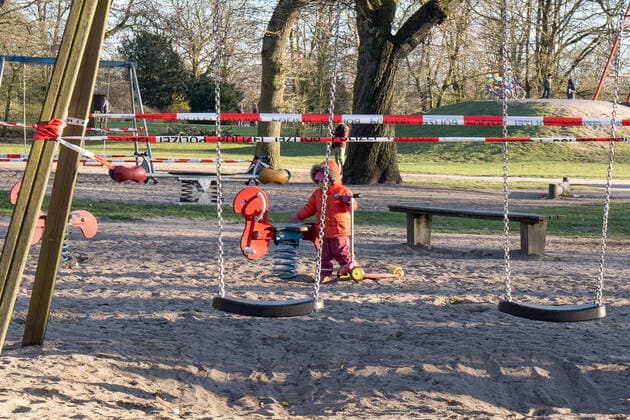 Playground in Hamburg City Park closed due to coronavirus COVID 19 Playground in Hamburg City Park closed due to coronavirus COVID 19 Playground in Hamburg City Park closed due to coronavirus COVID 19 Playground in Hamburg City Park closed due to coronavirus COVID 19