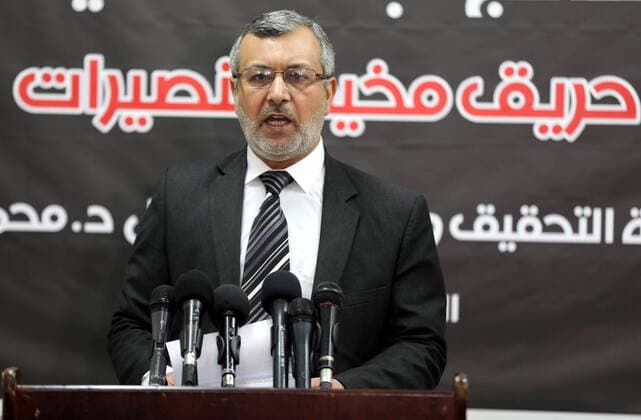 March 21, 2020, Gaza City, Gaza Strip, Palestinian Territory: Head of the Investigation Committee in the Nusseirat Fire, Dr. Muhammad Al-Nahal, speaks during a press confernce, on March 21, 2020 Gaza City Palestinian Territory - ZUMAap3_ 20200321_zaf_ap3_024 Copyright: xMahmoudxAjjourx