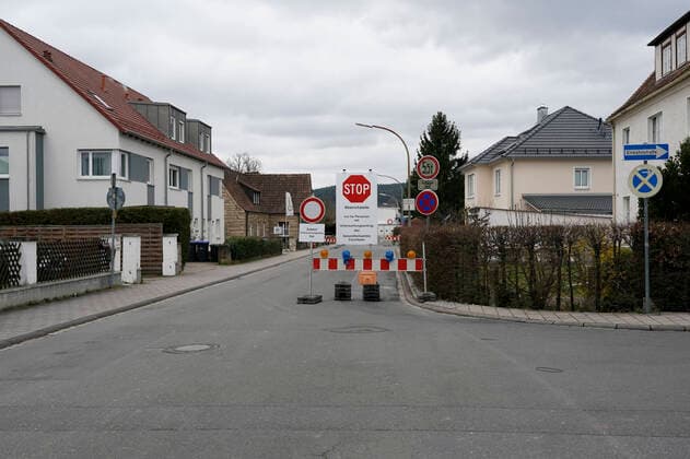 Corona Virus Pandemic, bfischu, HMB Media Schumacher, 21 03 20, Forchheim, Germany Swab site Forchheim, Public Health Department Copyright: HMBxMedia Schumacher