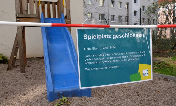 Leipzig, 21 03 2020, Measures against the spread of the corona virus Picture