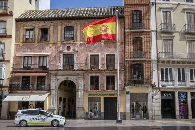 News Bilder des Tages March 21, 2020: 21 March 2020 (Malaga) The Police continues to maintain the State Order of Alarm in the city of Malaga - ZUMAc161 20200321_zap_c161_052 Copyright: xLorenzoxCarnerox