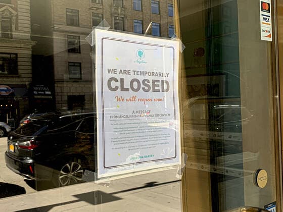 March 21, 2020, International, New York,USA: (NEW) Some stores are closed in New York amid Coronavirus. March 21,2020,New York, USA :Some stores are closed and the streets are empty because of the Coronavirus decree in New York this Saturday (21). Credit: Thenews2 International - ZUMAn293 20200321_znp_n293_059 Copyright: xNiyixFotex