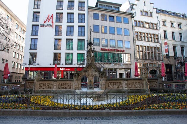 Cologne COVID 19 Cologne, 22 03 2020 Heinzelmaennchenbrunnen Cologne COVID 19 on 22 03 2020 in the city in Cologne Germany Photo Andreas Dick Koeln City of North Rhine-Westphalia Germany Copyright: xBEAUTIFULxSPORTS AndreasxDickx