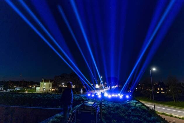 RAAMSDONKSVEER, , 22-03-2020, dutchnews, , Light the Sky for corona Light the Sky for corona  x7562132x Copyright: