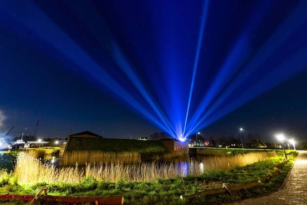 RAAMSDONKSVEER, , 22-03-2020, dutchnews, , Light the Sky for corona Light the Sky for corona  x7562135x Copyright: