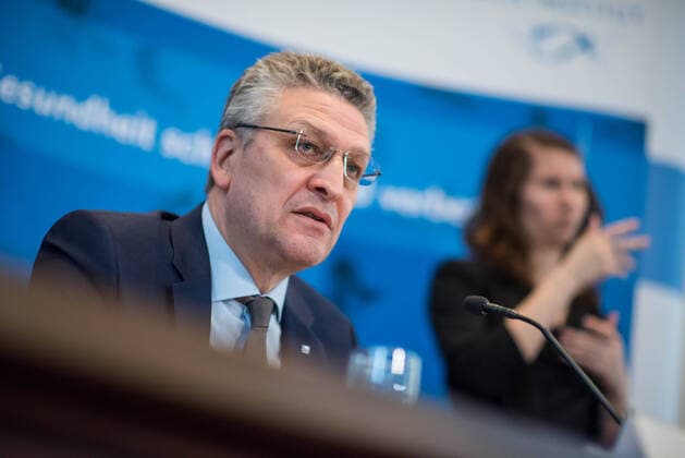 Health Corona Virus Robert Koch Institute Due to the corona crisis, the Robert Koch Institute, an independent German federal authority for infectious diseases, holds a daily press briefing to inform the public about the course of the virus epidemic and countermeasures. In the picture Prof Dr Lothar H Wieler, President of the Robert Koch Institute on Friday, March 20, 2020 20 3 2020, Berlin