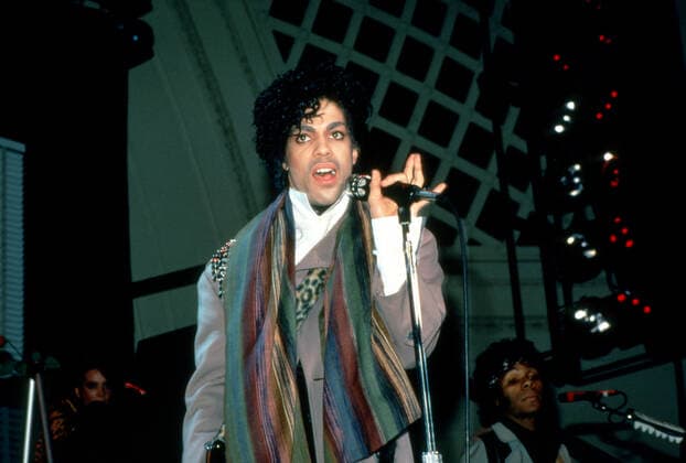 DETROIT, MI - JUNE 7: American singer Prince (1958-2016) performs on stage during the 1986 Parade Tour on June 7, 1986 at the Cobo Arena in Detroit, Michigan. Copyright: xRossxMarinoxArchivex xMediaPunchx