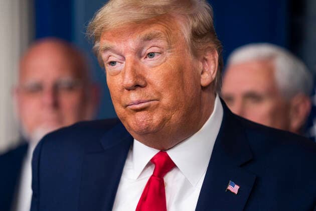United States President Donald J. Trump speaks during the daily briefing on the Coronavirus Pandemic from the Brady Press Briefing Room if the White House in Washington, DC on Sunday, March 22, 2020. Copyright: xLoScalzox xPoolxviaxCNPx xMediaPunchx