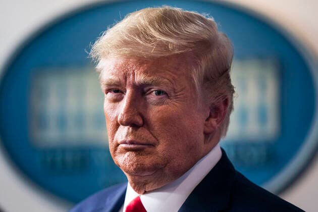 March 22, 2020, Washington, District of Columbia, USA: US President Donald J. Trump delivers remarks on the pandemic in the press briefing room of the White House in Washington, DC, USA, 22 March 2020. Efforts to contain the coronavirus COVID-19 pandemic have caused travel disruptions, sporting event cancellations, runs on cleaning supplies and food and other inconveniences Washington USA - ZUMAs152 20200322_zaa_s152_024 Copyright: xJimxLoscalzox