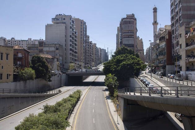 March 22, 2020, Beirut, Lebanon: The city of Beirut is locked down amid the coronavirus pandemic..Where: Beirut, Lebanon.When: 22 Mar 2020.Credit: Amer GhazzalCover Images Beirut Lebanon - ZUMAc218 20200322_zia_c218_004 Copyright: xCOVERxImagesx