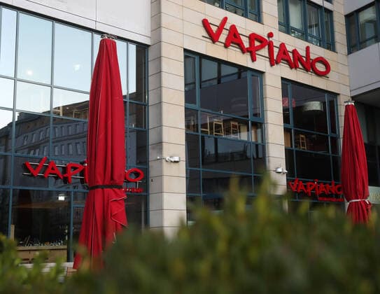 Das Restaurant Vapiano in der Magdeburger Innenstadt hat am Samstagabend geschlossen *** The Restaurant Vapiano in the city centre of Magdeburg is closed on Saturday evening