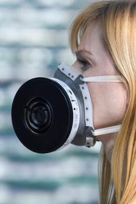 The Czech Technical University (CVUT) in Prague can start manufacturing up to 10,000 respirators with the strongest protection a day and it will start supplying them to the teaching hospitals as of next week, Alena Novakova, Press Manager of The Czech Technical University (CVUT) said in Prague, Czech Republic, March 22, 2020. The CVUT experts have developed a respirator on a 3D printer. The special filter lasts for about a week. This is an even stronger protection than the FFP3 respirators. (CTKxPhoto MichalxKamaryt) CTKPhotoP202003230467901 KMT 04
