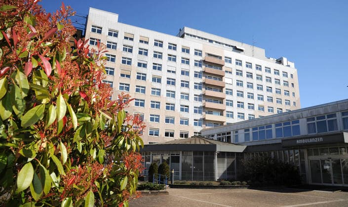 The Marienhaus St Elisabeth Hospital on Monday 23 03 2020 in Saarlouis bub