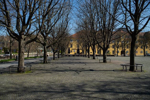 Coronavirus COVID 19 Empty squares and streets in Stuttgart city centre due to the voluntary curfew Stuttgart Mitte Baden Württemberg Germany Copyright: xLeif-HendrikxPiechowskix