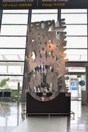 Coronavirus : l aeroport de Nice vide et quasiment a l arret. France imposes lockdown NEWS : Covid 19 Coronavirus en France - Nice - 23 03 2020 LionelUrman Panoramic 