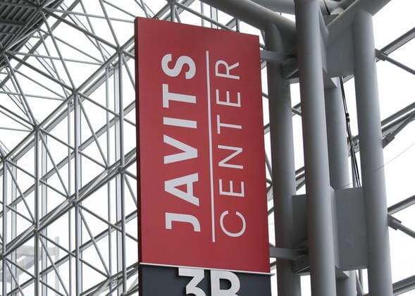 The Jacob Javits Convention Center prepares for a transformation in New York City on Monday, March 23, 2020. The Javits Center is setting up to be turned into field hospitals to test and possibly treat cases of COVID-19 infections. New York state now accounts for about 1 percent of the coronavirus-related deaths in the world and New York City has more than 12,300 of those cases.  NYP20200323122 JOHNxANGELILLO