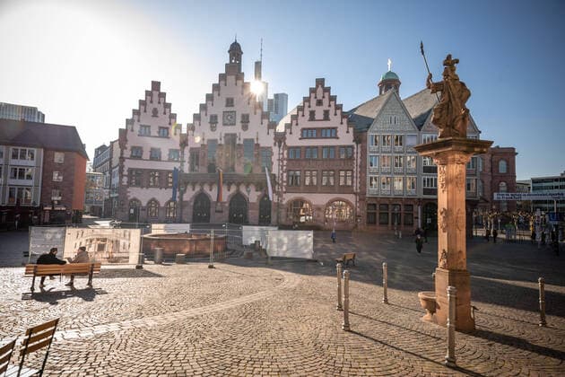 The Roman at times of the Corona crisis Frankfurt at times of rush hour