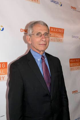 October 24, 2018, New York, New York, USA: DR. ANTHONY FAUCI received the Visionary Award at the Drugs for Neglected Diseases gala at the Bowery Hotel in 2018. The award was presented to him by actress Sharon Stone. Fauci is an American immunologist who served as director of the National Institute of Allergy and Infectious Diseases and as a member of the White House Corona Virus Task force is addressing the 2019-20 coronavirus (COVID19) pandemic. New York USA - ZUMAw138 20181024_ent_w138_940 Copyright: xAlisonxWrightx