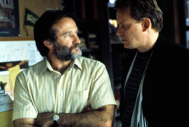 GOOD WILL HUNTING, Robin Williams, Stellan Skarsgard, 1997 Miramax Courtesy Everett Collection !ACHTUNG AUFNAHMEDATUM GESCHÃ„TZT! PUBLICATIONXNOTxINxCANxCHNxFRAxITAxJPNxNORxPOLxRUSxESPxUKxUSA Copyright: xMiramax CourtesyxEverettxCollectionx MSDGOWI EC060