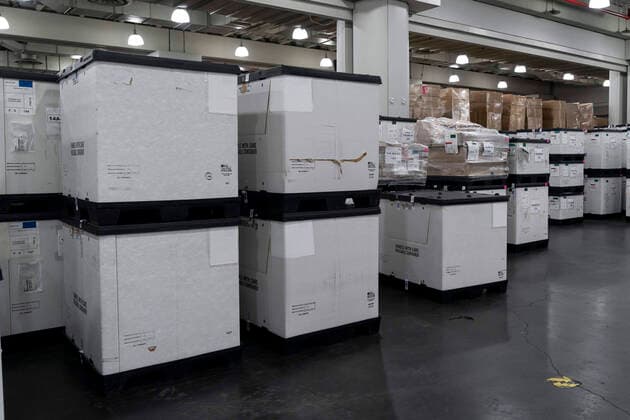 March 23, 2020, New York, United States: Medical equipment are seen inside the Jacob Javits Center at the Jacob K. Javits Convention Center in New York City. .The Javits Convention Center is being turned into a hospital to help fight coronavirus cases as part of New York state request for assistance to the federal government for four field hospital sites and aid from the U.S. Army Corps of Engineers. New York has been one of the hardest hit states in the nation with over 10,000 cases of COVID-19. New York United States - ZUMAs197 20200323_zaa_s197_103 Copyright: xRonxAdarx
