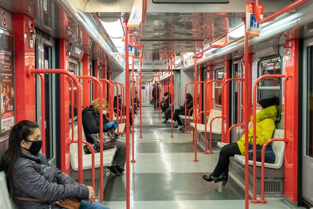 Milan, Coronavirus Covid 19 emergency, subway deserted at rush hour following the new regional provisions that tighten quarantine measures. (Massimo Alberico Fotogramma, Milan - 2020-03-24) p.s. la foto e utilizzabile nel rispetto del contesto in cui e stata scattata, e senza intento diffamatorio del decoro delle persone rappresentate  Copyright: xMassimoxAlbericox xFOTOGRAMMAx
